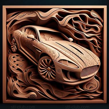 3D model Jaguar XKR (STL)